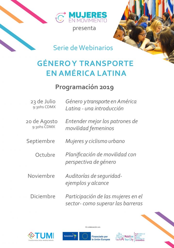 Webinar Series on Gender & Transport in Latin America