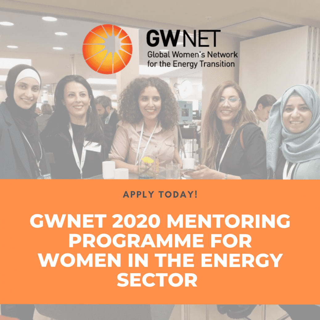 GWNET 2020 Mentoring Programme for Women in the Energy Sector (1)
